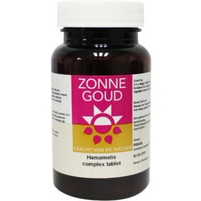 Afbeelding van Zonnegoud Hamamelis Complex Tabletten 120TB