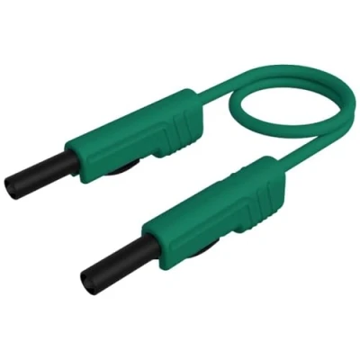 Afbeelding van SKS Hirschmann MLB 100/1 V gn Meetsnoer [Banaanstekker 4 mm Banaanstekker mm] 1.00 m Groen 1 stuk(s)