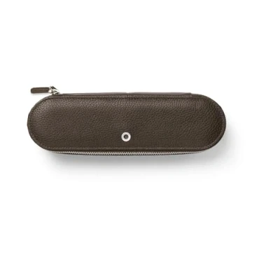 Afbeelding van Graf von Faber Castell 118777 etui Cashmere, donkerbruin, pennenetui van leer, Dunkelbraun, reisetui