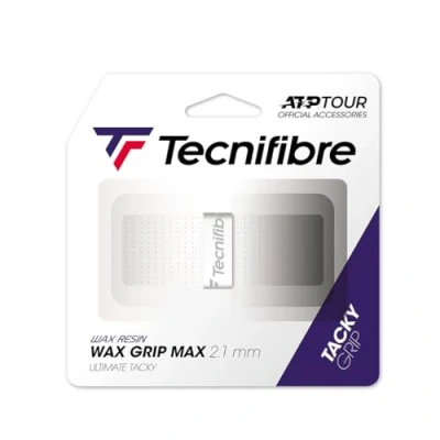 Afbeelding van Tecnifibre Wax Grip Max wit 2.1mm basisgrip