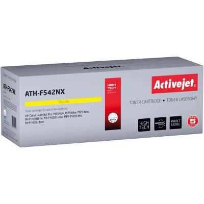 Afbeelding van Activejet ATH F542NX toner (vervanger voor HP 540 CF542X; Supreme; 2500 pagina&#039;s; geel)