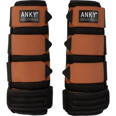 Afbeelding van ANKY 3 in 1 Beenbeschermer 3D Mesh Black/Rust XL