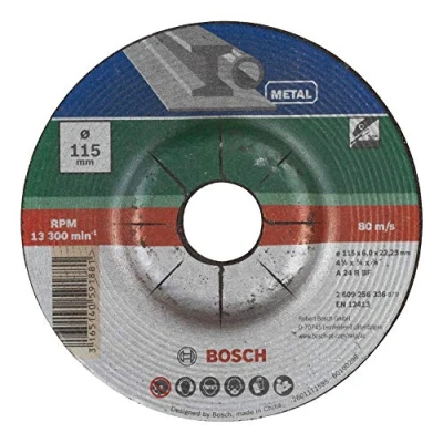 Afbeelding van Bosch Accessories 2609256336 A 24 P BF Afbraamschijf gebogen Diameter 115 mm Boordiameter 22.23 Metaal 1 stuk(s)