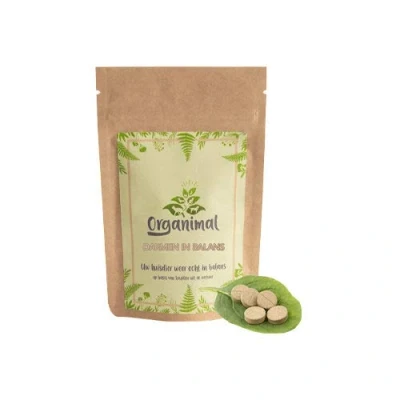 Afbeelding van Organimal Darmen in Balans Katten 90 tabletten (250mg)