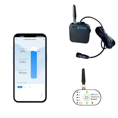 Afbeelding van EPTTECH Smart TLC2326P Tuya Life mobiele app voor vloeistoffen, water, olie, brandstofniveau, tankmonitor, sensorcontroller, intelligent alarm, buitendisplay, waterdicht