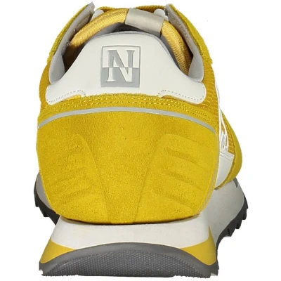 Afbeelding van Napapijri Virtus Sneakers laag, Heren, Maat: 42, Freesia yellow Leer en textiel