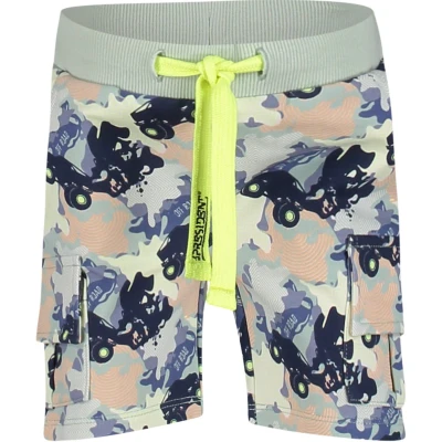 Afbeelding van 4President jongens korte joggingbroek Reo Light Green aop