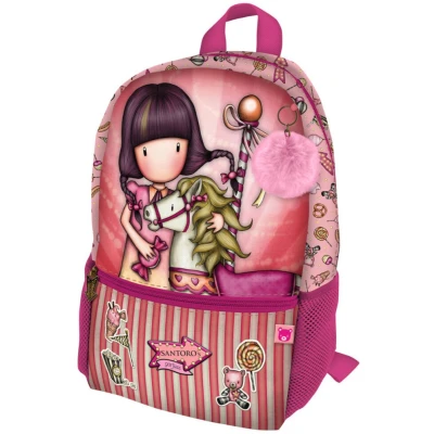Afbeelding van Schoolrugzak Gorjuss Carousel Mini Zalm (26 x 34 11.4 cm)