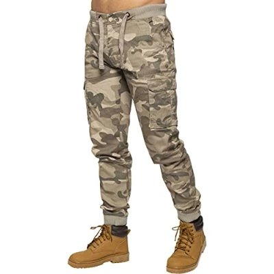 Afbeelding van Militaire Combat Jogger broek Voor Heren Enzo Designer Herenkleding Maat 28 (Taille)