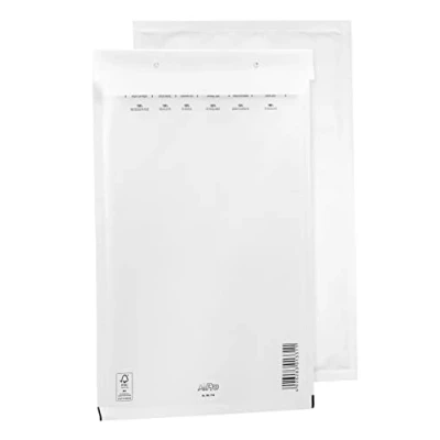 Afbeelding van Bantex F6 Luchtkussenenveloppen, kussenomslag, verzendzakken (240 x 350 mm) 16/F, wit, met zelfklevende sluiting