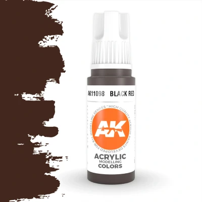 Afbeelding van Black Red Acrylic Modelling Colors 17ml AK11098