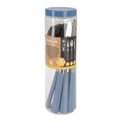 Afbeelding van Bestekset Rvs 430 Set/12Sts 3Ass Kleuren
