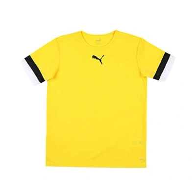 Afbeelding van Puma Teamrise Shirt Korte Mouw Kinderen Geel Maat: 116