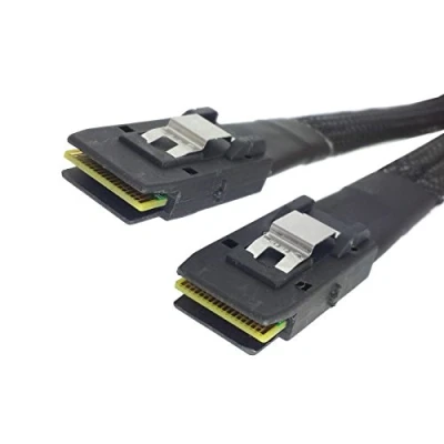 Afbeelding van Cablecc 60cm interne Mini SAS 36pin SFF 8087 naar Server Harde Schijf Raid Data Kabel