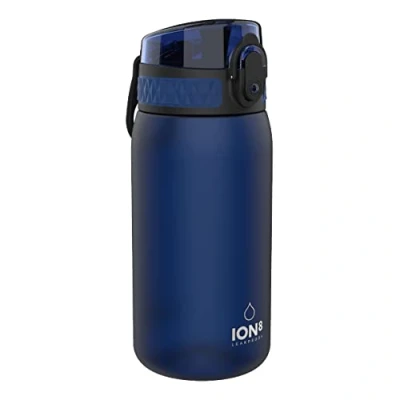Afbeelding van ion 8 lekvrije kinderdrinkfles 350 ml donkerblauw