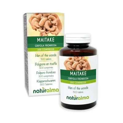 Afbeelding van Eikhaas of Maitake (Grifola frondosa Polyporus frondosus) paddenstoelen NATURALMA 150 g 300 tabletten Voedingssupplement Natuurlijk en Veganistisch