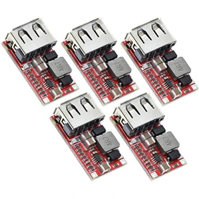 Afbeelding van 5pcs 6 24V 12V to 5V USB Step Down Module DC Converter