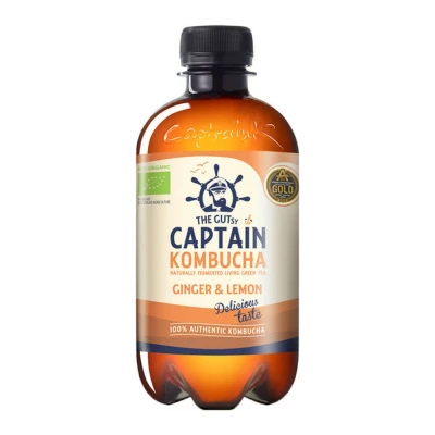 Afbeelding van Gutsy Captain Kombucha 12x400ml
