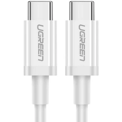 Afbeelding van UGREEN USB C naar Kabel 60W Data en Oplaadkabel 1.5M Wit