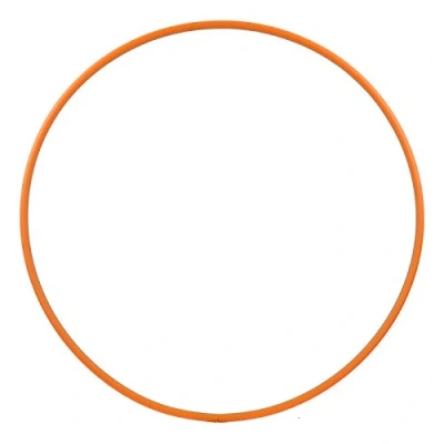Afbeelding van HOOPOMANIA hoelahoep blanco 16mm [100cm oranje] eenkleurige van HDPE
