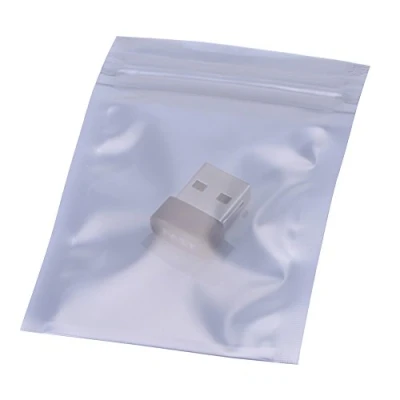 Afbeelding van 100 hersluitbare zakjes, antistatisch, 6 x 9 cm, voor elektronische apparaten en harde schijven