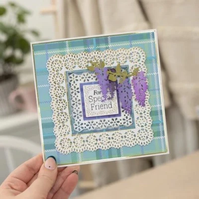 Afbeelding van Gemini Elements Lace Nesting Snijmal Floral Frames