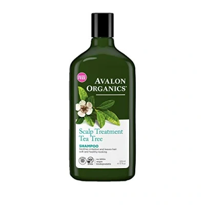Afbeelding van Shampoo Tea Tree hoofdhuid behandeling (325 ml) Avalon Organics