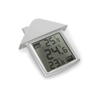 Afbeelding van Transparante raamthermometer met min en maxaanduiding Velleman