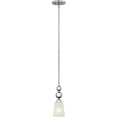 Afbeelding van Hinkley LED Pendelarmatuur Zelda 1X E27 Max 60W Dimbaar Polished Nickel