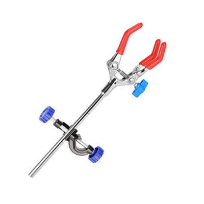 Afbeelding van stonylab 3 Prong Swivel Klem en Bosshead Houder Set, Stevige Enkele Aanpassen Uitbreidingsklem Boss Hoofd