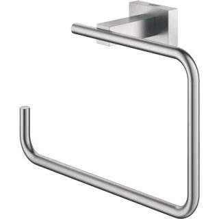 Afbeelding van Grohe essentials cube handdoekring metaal supersteel 40510dc1