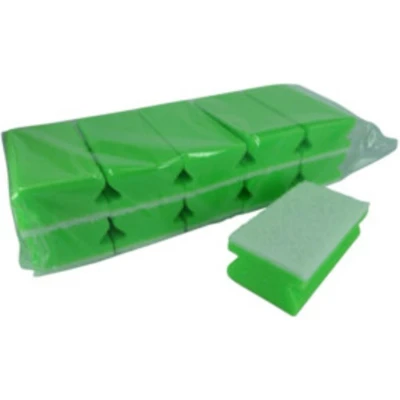 Afbeelding van Multy Schuursponsjes Krasvrij Easy Grip Groen 10 stuks