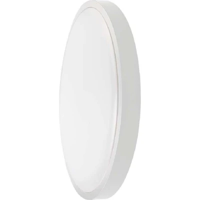 Afbeelding van V TAC VT 8618S W RD LED ronde plafonnière met sensor 225mm IP44 Wit 18W 1800 Lumen 4000K