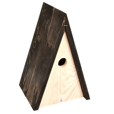 Afbeelding van Best For Birds Nestkast Wigwam Broeden 16.3x18.2x27.5 cm Zwart Blank