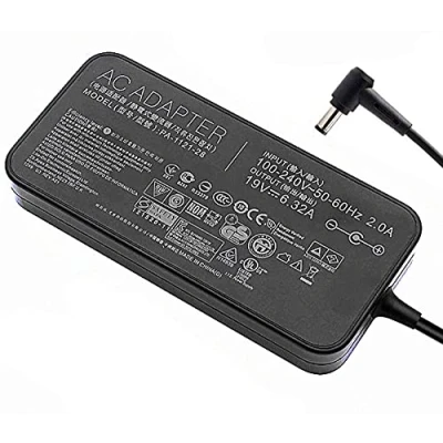 Afbeelding van 120W 19V 6.32A AC Adapter Oplader Compatibel voor ASUS A15 120P1A PA 1121 28 ADP 120RH B N750 N500 G50 N53S N55 FX504 UX510UW N56J N56VM N56VZ Laptop Voeding