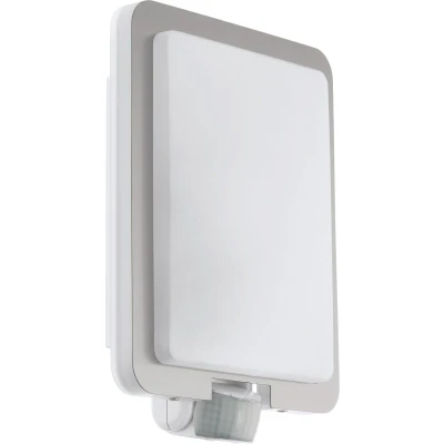 Afbeelding van EGLO MUSSOTTO Wandlamp buiten E27 Ø 25.0 cm Wit;RVS