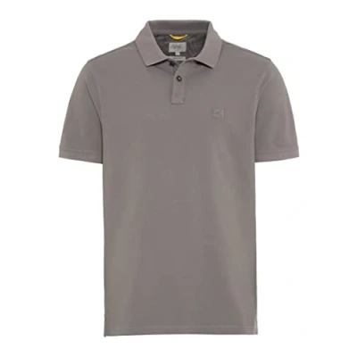 Afbeelding van camel active Poloshirt, Heren, Maat: Small, Stone grey