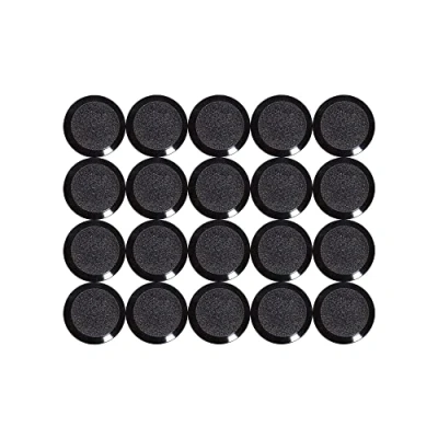 Afbeelding van MAUL MAULpro Facetmagneten (20 stuks) Ø 15 mm kunststof magneet sterke voor magnetisch whiteboard en afwisbaar ideaal kantoor werkplaats zwart