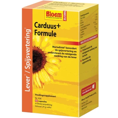 Afbeelding van Bloem Carduus+ Formule Capsules 60CP