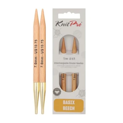 Afbeelding van Knitpro basix Birch Verwisselbare 7,00 mm cirkelvormige Breipunten 1 telling