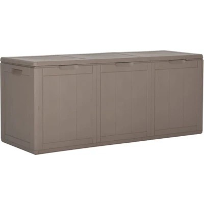 Afbeelding van vidaXL Tuinbox 270 L PP rattan bruin
