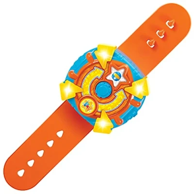 Afbeelding van Bandai Vlad Niki&#039;s Time (oranje band) Speelgoedhorloge met stem en lichteffecten voor avonturenspel P57712, Meerkleurig, V&amp;N Magisch Horloge