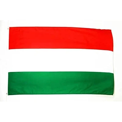 Afbeelding van Hongarije Vlag 150x90 cm Hongaarse vlaggen 90 x 150 Banner 3x5 ft Hoge kwaliteit AZ FLAG
