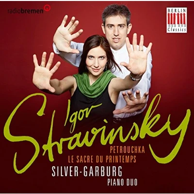 Afbeelding van Piano Duo Silver Garburg Stravinsky: Petroucka Le Sacre Du Printemps (CD)