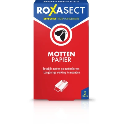Afbeelding van 12x Roxasect Mottenpapier 2 stuks