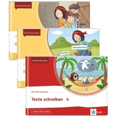 Afbeelding van Paket Deutsch 4: 3 Hefte im Paket: Richtig schreiben, Grammatik üben, Texte schreiben Klasse 4