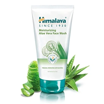 Afbeelding van Himalaya Aloe Vera Face Wash, Without Soap, With cucumber, gentle moisturizing Facial Care 150ml (2 PACK)