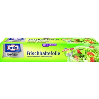 Afbeelding van Toppits vershoudfolie 200 m in 45 cm breedte, 1 stuks (1 x stuk) XL, incl. Afscheurhulp
