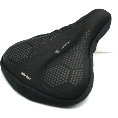 Afbeelding van Selle Royal Slow Fit zadeldek L BikeTotaal.nl Zwart