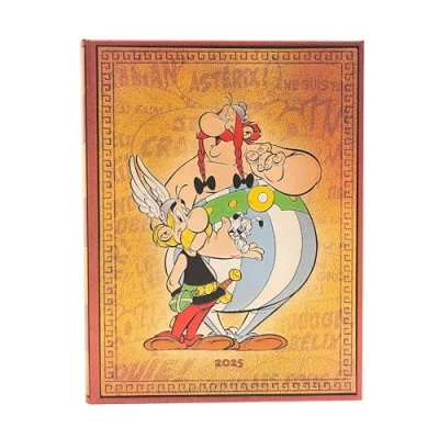 Afbeelding van Paperblanks Asterix &amp; Obelix, 12 maandenkalender 2025, ultra dagoverzicht, elastische bandsluiting
